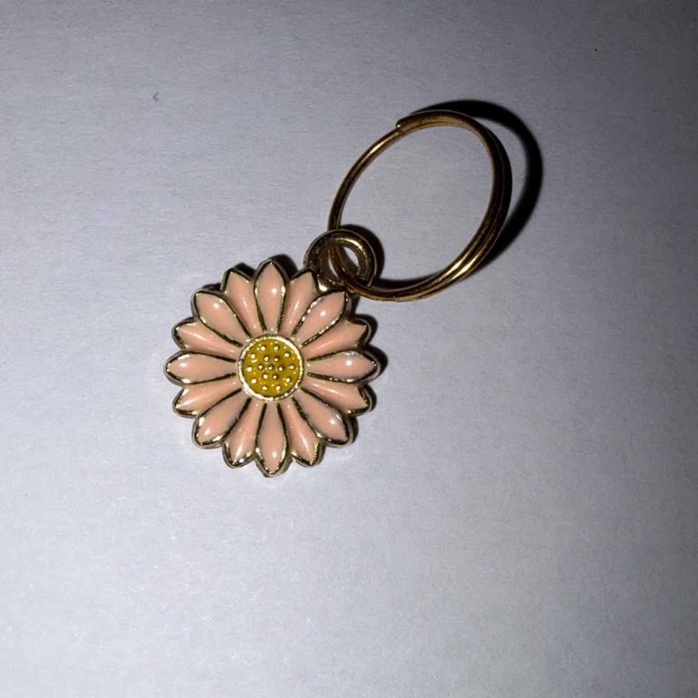 🆓 | Pink Sunflower Jewelry / Keychain Charm